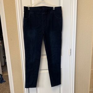 LARA Women's Deep Blue Straight Leg Jeans